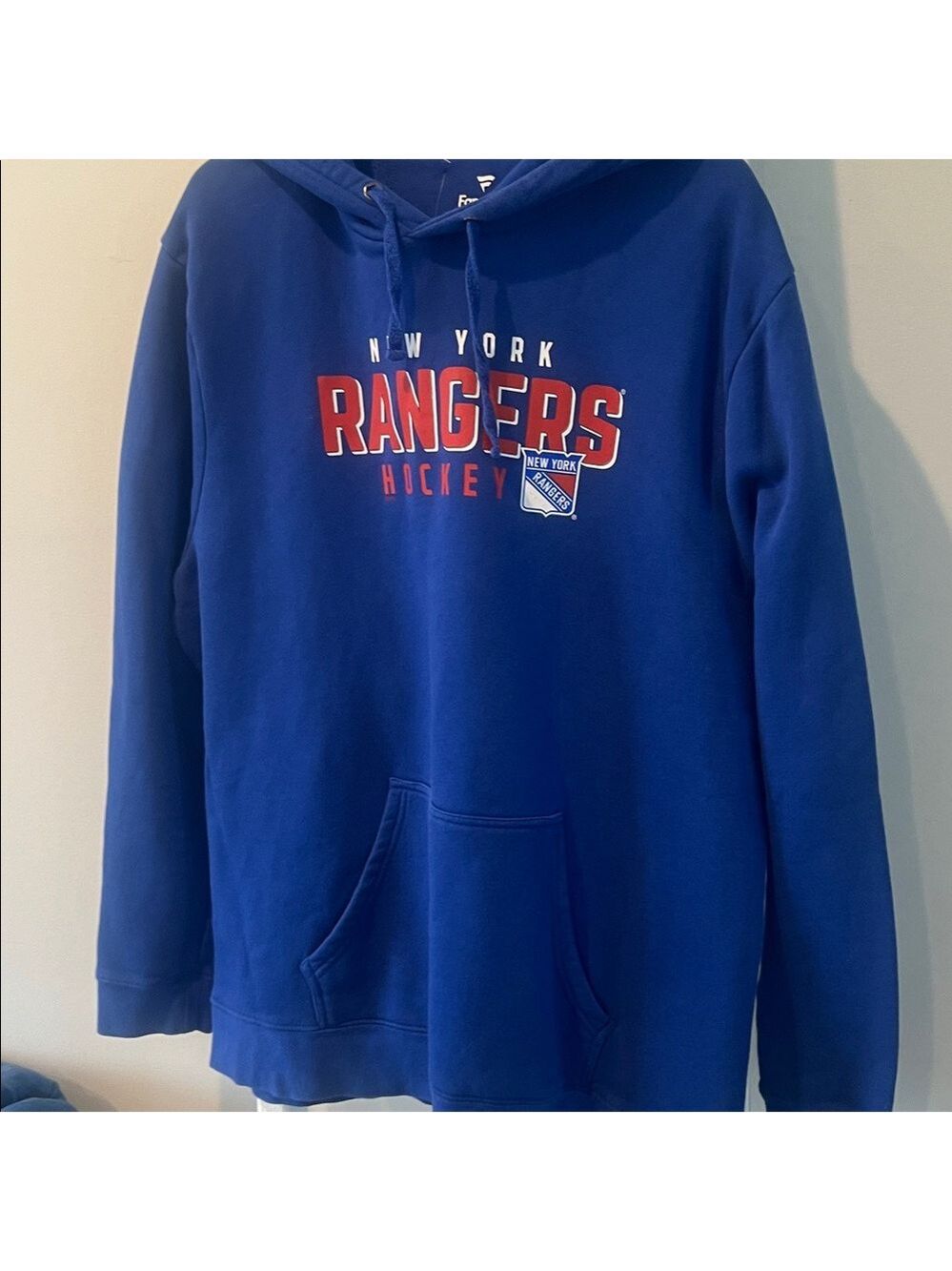 Fanatics Royal Blue Pullover New York Rangers Hockey Hoodie nwot 3xl - Picture 2 of 8